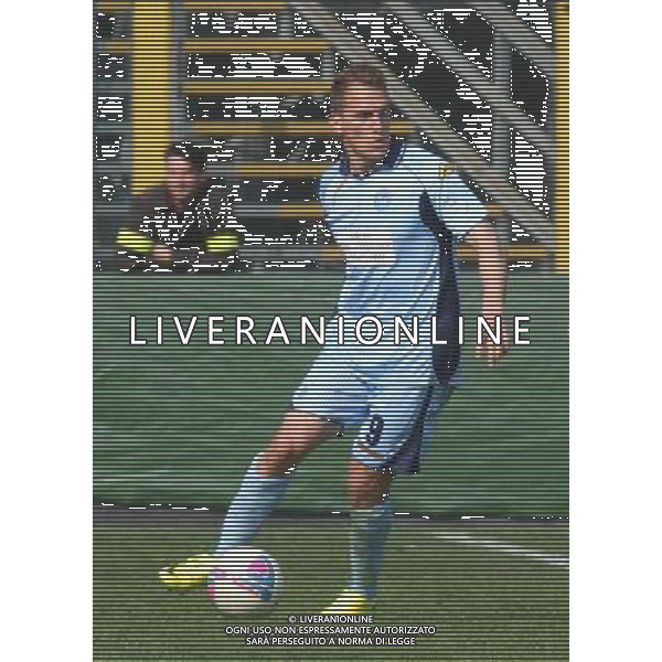 nella foto PESENTI MASSIMILIANO ,ph.moro/ALDO LIVERANI ALBINO LEFFE CARRARESE LEGA PRO 13-04-2014