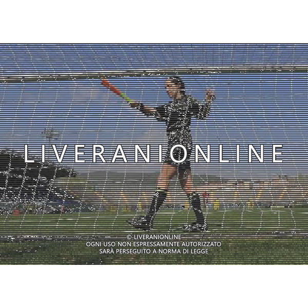 nella foto ASSISTENTE CAROVIGNO CINZIA ,ph.moro/ALDO LIVERANI ALBINO LEFFE CARRARESE LEGA PRO 13-04-2014