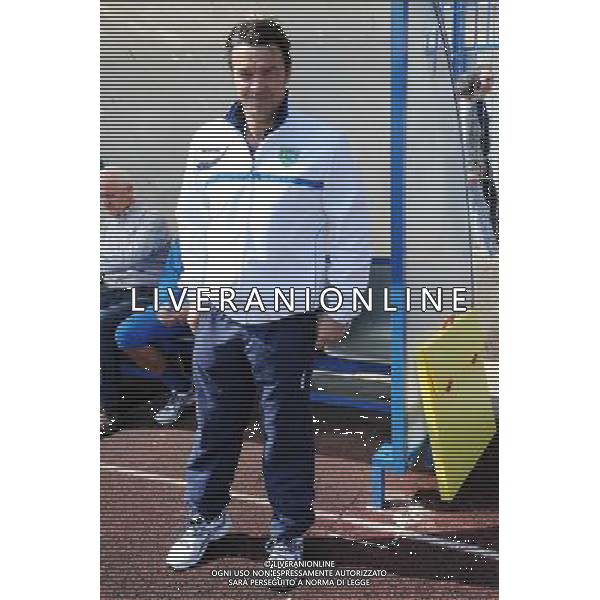 Busto Arsizio (VA) 13-04-2014 Stadio Carlo Speroni Campionato Lega PRO Prima Divisione girone A - 28Â° giornata Pro Patria - FeralpiSalo\' nella foto Giuseppe Scienza allenatore del FeralpiSalo\' foto Roberto Garavaglia - ag. Aldo Liverani sas