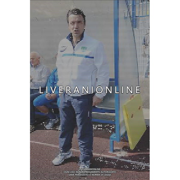 Busto Arsizio (VA) 13-04-2014 Stadio Carlo Speroni Campionato Lega PRO Prima Divisione girone A - 28Â° giornata Pro Patria - FeralpiSalo\' nella foto Giuseppe Scienza allenatore del FeralpiSalo\' foto Roberto Garavaglia - ag. Aldo Liverani sas