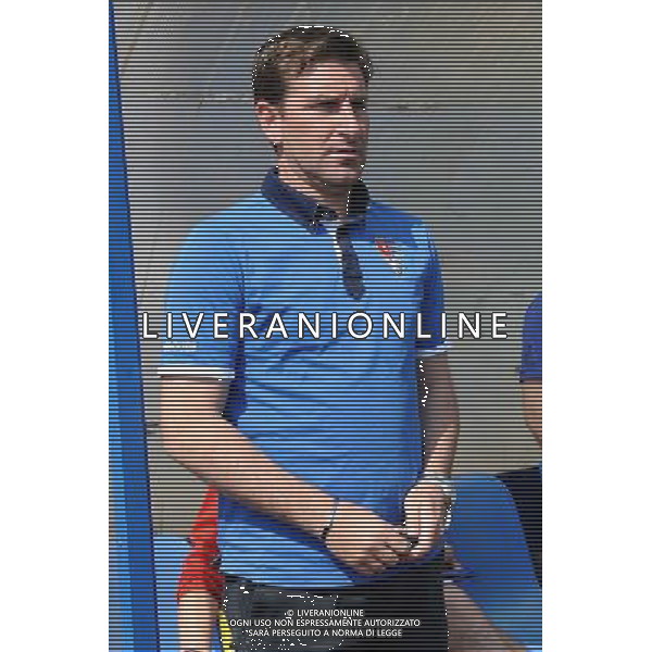 Busto Arsizio (VA) 13-04-2014 Stadio Carlo Speroni Campionato Lega PRO Prima Divisione girone A - 28Â° giornata Pro Patria - FeralpiSalo\' nella foto Alberto Colombo allenatore della Pro Patria foto Roberto Garavaglia - ag. Aldo Liverani sas