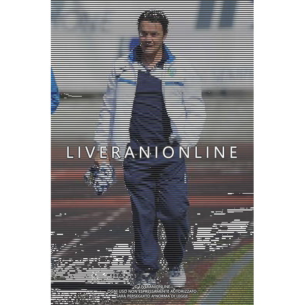 Busto Arsizio (VA) 13-04-2014 Stadio Carlo Speroni Campionato Lega PRO Prima Divisione girone A - 28Â° giornata Pro Patria - FeralpiSalo\' nella foto Giuseppe Scienza allenatore del FeralpiSalo\' foto Roberto Garavaglia - ag. Aldo Liverani sas