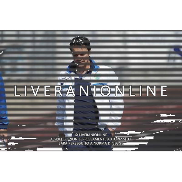 Busto Arsizio (VA) 13-04-2014 Stadio Carlo Speroni Campionato Lega PRO Prima Divisione girone A - 28Â° giornata Pro Patria - FeralpiSalo\' nella foto Giuseppe Scienza allenatore del FeralpiSalo\' foto Roberto Garavaglia - ag. Aldo Liverani sas