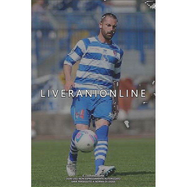 Busto Arsizio (VA) 13-04-2014 Stadio Carlo Speroni Campionato Lega PRO Prima Divisione girone A - 28Â° giornata Pro Patria - FeralpiSalo\' nella foto Gianpaolo Calzi (Pro Patria) foto Roberto Garavaglia - ag. Aldo Liverani sas