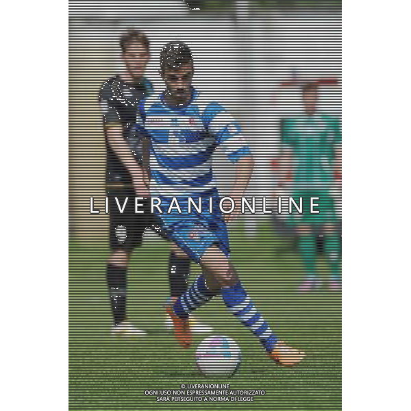Busto Arsizio (VA) 13-04-2014 Stadio Carlo Speroni Campionato Lega PRO Prima Divisione girone A - 28Â° giornata Pro Patria - FeralpiSalo\' nella foto Gianmarco Gabbianelli (Pro Patria) foto Roberto Garavaglia - ag. Aldo Liverani sas