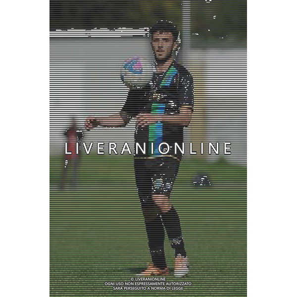 Busto Arsizio (VA) 13-04-2014 Stadio Carlo Speroni Campionato Lega PRO Prima Divisione girone A - 28Â° giornata Pro Patria - FeralpiSalo\' nella foto Andrea Bracaletti (FeralpiSalo\') foto Roberto Garavaglia - ag. Aldo Liverani sas
