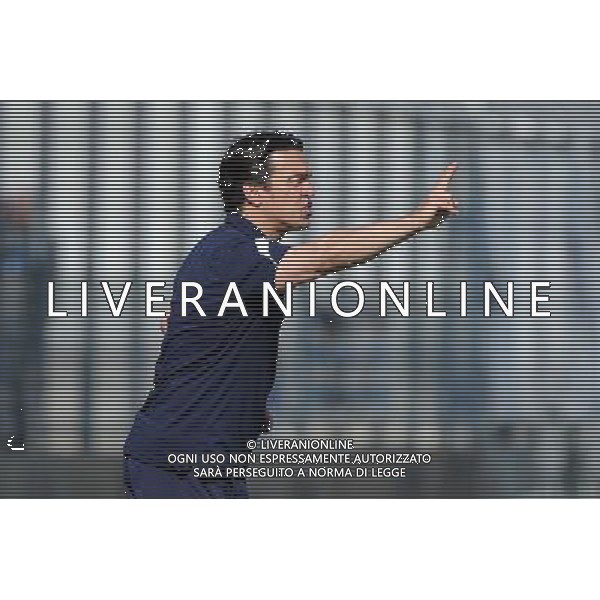 Busto Arsizio (VA) 13-04-2014 Stadio Carlo Speroni Campionato Lega PRO Prima Divisione girone A - 28Â° giornata Pro Patria - FeralpiSalo\' nella foto Giuseppe Scienza allenatore del FeralpiSalo\' foto Roberto Garavaglia - ag. Aldo Liverani sas