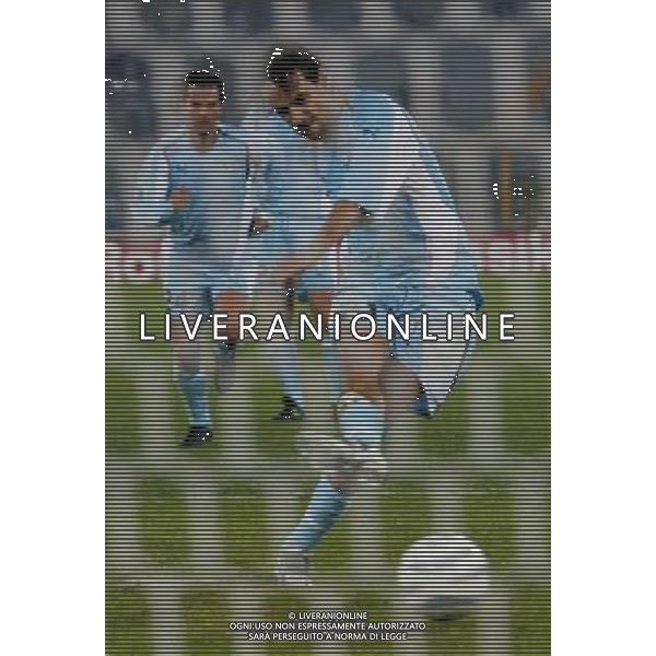 Lazio - Partizan coppa uefa 25/11/2004 nella foto il rigore sbagliato da simone inzaghi ph aldo liverani