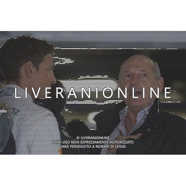 (L to R): Jenson Button (GBR) McLaren with Ron Dennis (GBR) McLaren Executive Chairman. 19.04.2014. Formula 1 World Championship, Rd 4, Chinese Grand Prix, Shanghai, China, Qualifying Day. - www.xpbimages.com, EMail: requests@xpbimages.com - copy of publication required for printed pictures. Every used picture is fee-liable. © Copyright: Price / XPB Images /Ag. Aldo Liverani s.a.s.-Only Italy-Editorial Use Only