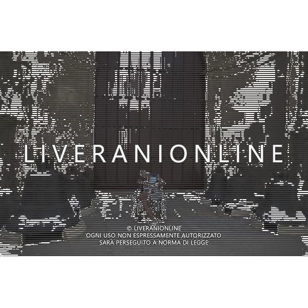 (140419) -- HAVANA, April 19, 2014 () -- A disabled man rests on a street in Old Havana, capital of Cuba, on April 18, 2014. (/David de la Paz) (sp) ©Photoshot/Ag. Aldo Liverani s.a.s.-Only Italy-Editorial Use Only