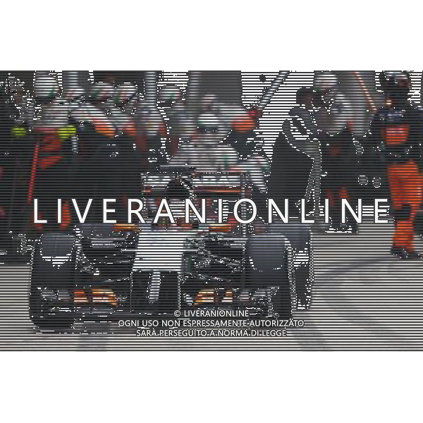 Nico Hulkenberg (GER) Sahara Force India F1 VJM07 makes a pit stop. 20.04.2014. Formula 1 World Championship, Rd 4, Chinese Grand Prix, Shanghai, China, Race Day. - www.xpbimages.com, EMail: requests@xpbimages.com - copy of publication required for printed pictures. Every used picture is fee-liable. © Copyright: Batchelor / XPB Images /Ag. Aldo Liverani s.a.s.-Only Italy-Editorial Use Only