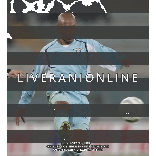 Roma 25 novembre 2004 Coppa Uefa Lazio-Partizan Belgrado nella foto: Dabo Ousmane foto andry / ag.aldo liverani
