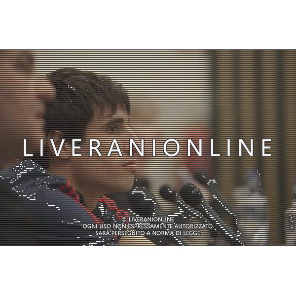 22.04.2014, Hotel Intercontinental, Madrid, ESP, UEFA CL, Real Madrid vs FC Bayern Muenchen, Halbfinale, Hinspiel, im Bild FC Bayern MŸnchen«s Javier Garcia and Philipp Lahm attends Press Conference // FC Bayern MŸnchen«s Javier Garcia and Philipp Lahm attends Press Conference before the UEFA Champions League Round of 4, 1st Leg Match between Real Madrid vs FC Bayern Munich at the Hotel Intercontinental in Madrid, Spain on 2014/04/22. EXPA Pictures © 2014, PhotoCredit: EXPA/ Alterphotos/ CARO MARIN *****ATTENTION - OUT of ESP, SUI***** ©PHOTOSHOT/AGENZIA ALDO LIVERANI SAS - ITALY ONLY - EDITORIAL USE ONLY