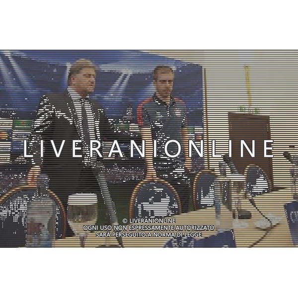 22.04.2014, Hotel Intercontinental, Madrid, ESP, UEFA CL, Real Madrid vs FC Bayern Muenchen, Halbfinale, Hinspiel, im Bild FC Bayern MŸnchen«s Philipp Lahm attends Press Conference // FC Bayern MŸnchen«s Philipp Lahm attends Press Conference before the UEFA Champions League Round of 4, 1st Leg Match between Real Madrid vs FC Bayern Munich at the Hotel Intercontinental in Madrid, Spain on 2014/04/22. EXPA Pictures © 2014, PhotoCredit: EXPA/ Alterphotos/ CARO MARIN *****ATTENTION - OUT of ESP, SUI***** ©PHOTOSHOT/AGENZIA ALDO LIVERANI SAS - ITALY ONLY - EDITORIAL USE ONLY