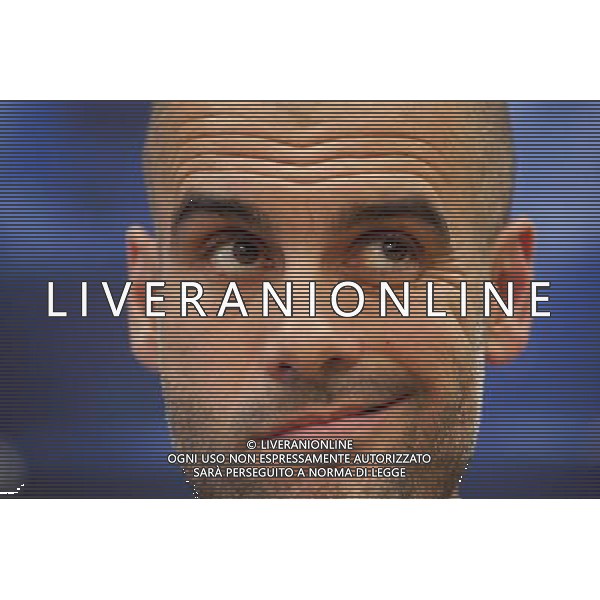 22.04.2014, Hotel Intercontinental, Madrid, ESP, UEFA CL, Real Madrid vs FC Bayern Muenchen, Halbfinale, Hinspiel, im Bild Spanish coach from FC Bayern MŸnchen Pep Guardiola attends Press Conference // Spanish coach from FC Bayern MŸnchen Pep Guardiola attends Press Conference before the UEFA Champions League Round of 4, 1st Leg Match between Real Madrid vs FC Bayern Munich at the Hotel Intercontinental in Madrid, Spain on 2014/04/22. EXPA Pictures © 2014, PhotoCredit: EXPA/ Alterphotos/ CARO MARIN *****ATTENTION - OUT of ESP, SUI***** ©PHOTOSHOT/AGENZIA ALDO LIVERANI SAS - ITALY ONLY - EDITORIAL USE ONLY