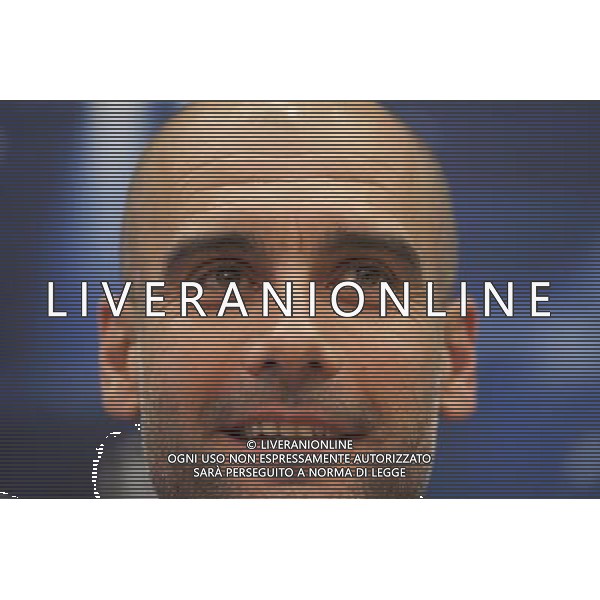 22.04.2014, Hotel Intercontinental, Madrid, ESP, UEFA CL, Real Madrid vs FC Bayern Muenchen, Halbfinale, Hinspiel, im Bild Spanish coach from FC Bayern MŸnchen Pep Guardiola attends Press Conference // Spanish coach from FC Bayern MŸnchen Pep Guardiola attends Press Conference before the UEFA Champions League Round of 4, 1st Leg Match between Real Madrid vs FC Bayern Munich at the Hotel Intercontinental in Madrid, Spain on 2014/04/22. EXPA Pictures © 2014, PhotoCredit: EXPA/ Alterphotos/ CARO MARIN *****ATTENTION - OUT of ESP, SUI***** ©PHOTOSHOT/AGENZIA ALDO LIVERANI SAS - ITALY ONLY - EDITORIAL USE ONLY