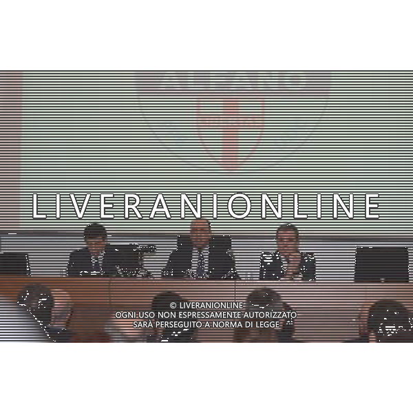 Milano palazzo delle stelline Conferenza stampa del ministro Alfano Angelino Presenta i candidati per elezioni europee ©Gazzaniga/AGENZIA ALDO LIVERANI SAS