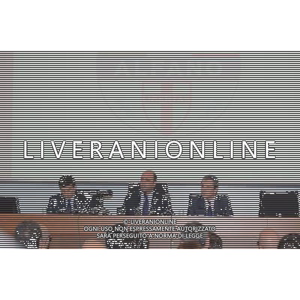 Milano palazzo delle stelline Conferenza stampa del ministro Alfano Angelino Presenta i candidati per elezioni europee Maurizio Lupi ©Gazzaniga/AGENZIA ALDO LIVERANI SAS