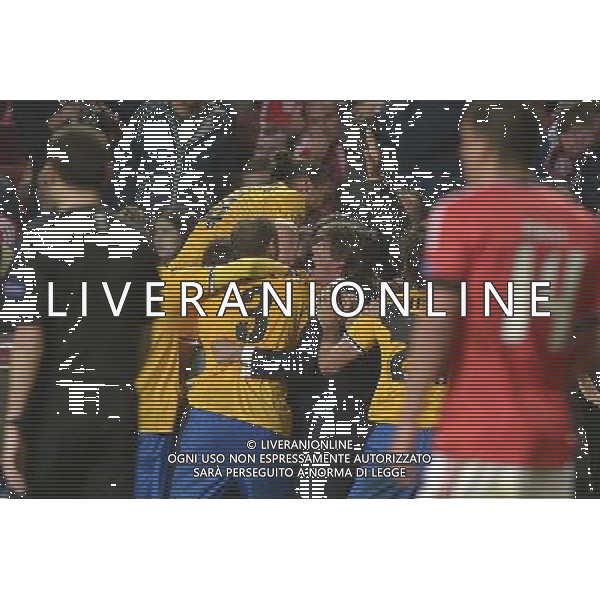 Benfica - Juventus Uefa Europa League 24-04-2014 Federico Tardito/Agenzia Aldo Liverani Sas Nella foto Esultanza Tevez