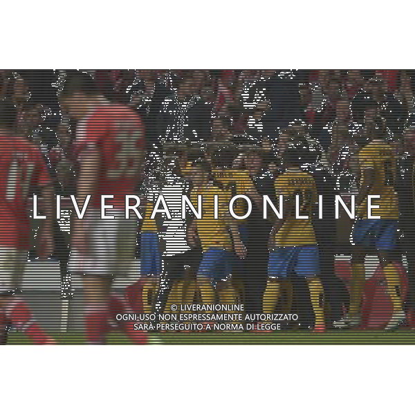 Benfica - Juventus Uefa Europa League 24-04-2014 Federico Tardito/Agenzia Aldo Liverani Sas Nella foto Esultanza Tevez