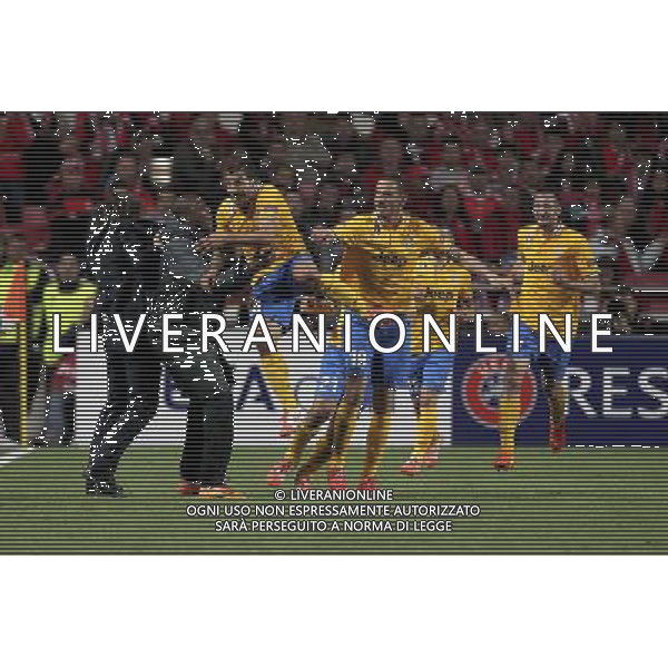 Joie Carlos Tevez - 24.04.2014 - Benfica / Juventus Turin - 1/2Finale aller Europa League Photo : Carlos Rodrigues / Icon Sport *** Local Caption *** AG ALDO LIVERANI SAS ONLY ITALY *** Local Caption ***