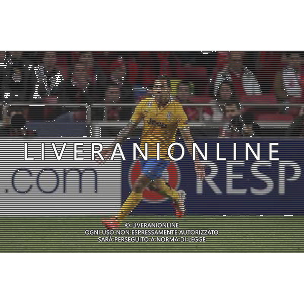 Joie Carlos Tevez - 24.04.2014 - Benfica / Juventus Turin - 1/2Finale aller Europa League Photo : Carlos Rodrigues / Icon Sport *** Local Caption *** AG ALDO LIVERANI SAS ONLY ITALY *** Local Caption ***