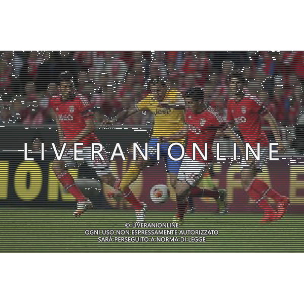 Ezequiel Garay / Carlos Tevez / Enzo Perez / Andre Gomes - 24.04.2014 - Benfica / Juventus Turin - 1/2Finale aller Europa League Photo : Carlos Rodrigues / Icon Sport *** Local Caption *** AG ALDO LIVERANI SAS ONLY ITALY *** Local Caption ***