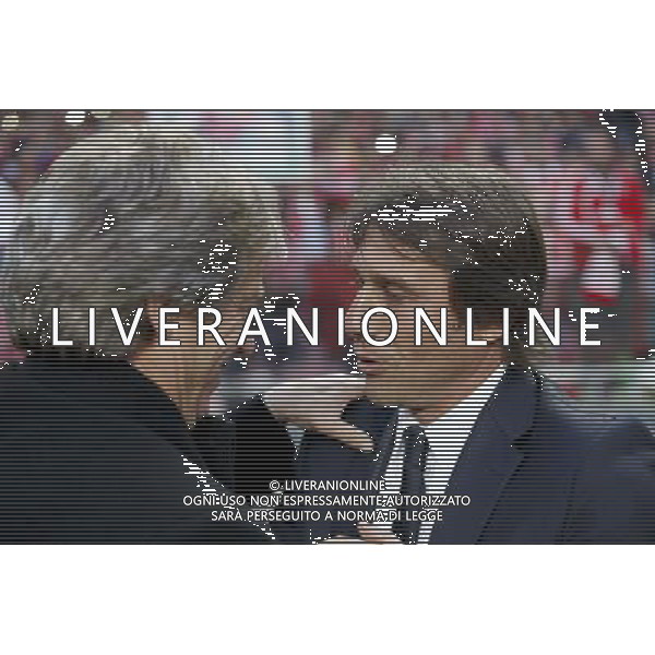 Jorge Jesus / Antonio Conte - 24.04.2014 - Benfica / Juventus Turin - 1/2Finale aller Europa League Photo : Carlos Rodrigues / Icon Sport *** Local Caption *** AG ALDO LIVERANI SAS ONLY ITALY *** Local Caption ***