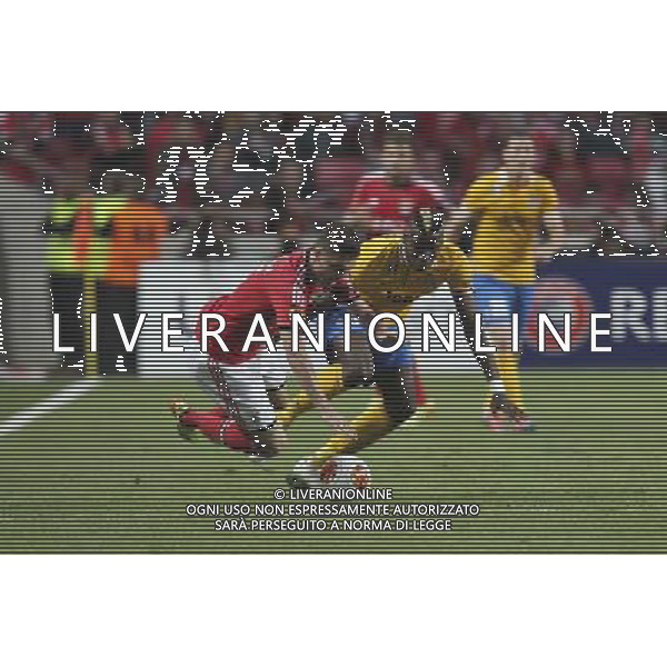 Siqueira / Paul Pogba - 24.04.2014 - Benfica / Juventus Turin - 1/2Finale aller Europa League Photo : Carlos Rodrigues / Icon Sport *** Local Caption *** AG ALDO LIVERANI SAS ONLY ITALY *** Local Caption ***