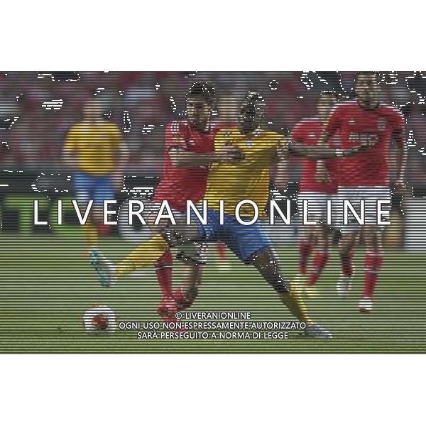 Andre Gomes / Paul Pogba - 24.04.2014 - Benfica / Juventus Turin - 1/2Finale aller Europa League Photo : Carlos Rodrigues / Icon Sport *** Local Caption *** AG ALDO LIVERANI SAS ONLY ITALY *** Local Caption ***