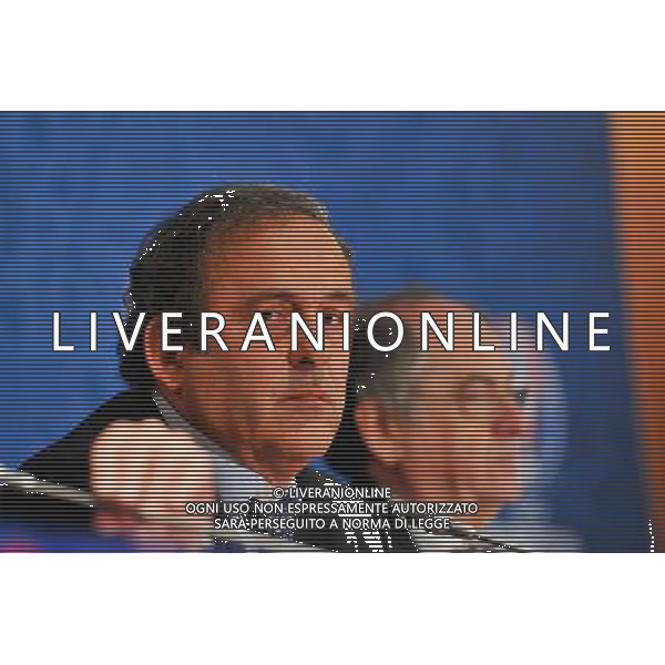 Michel Platini - 25.04.2014 - Conference de presse Euro 2016 - Photo : Aurelien Meunier / Icon Sport AG ALDOL IVERANI SAS ONLY ITALY