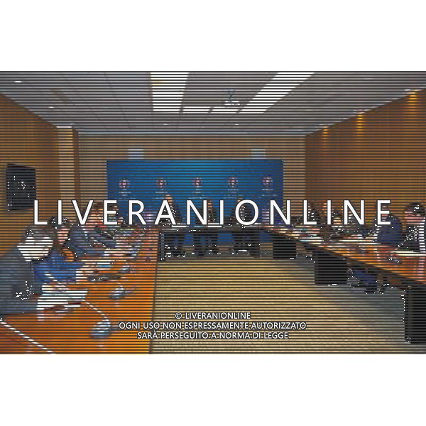 Vue Generale Reunion - 25.04.2014 - Conference de presse Euro 2016 - Photo : Aurelien Meunier / Icon Sport AG ALDOL IVERANI SAS ONLY ITALY