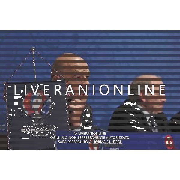 Gianni Infantino - 25.04.2014 - Conference de presse Euro 2016 - Photo : Aurelien Meunier / Icon Sport *** Local Caption *** AG ALDO LIVERANI SAS ONLY ITALY *** Local Caption ***