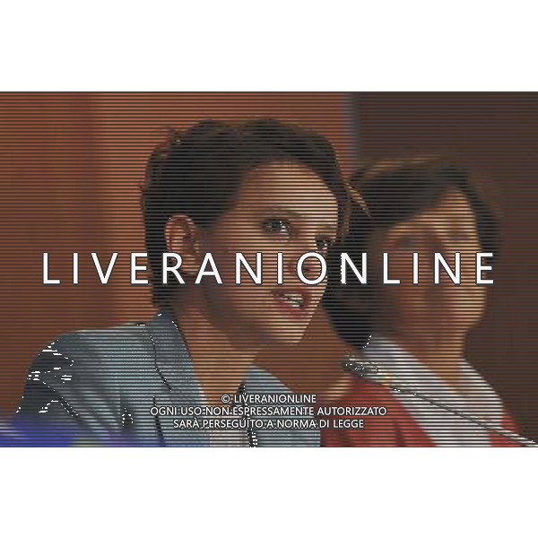 Najat Vallaud Belkacem - 25.04.2014 - Conference de presse Euro 2016 - Photo : Aurelien Meunier / Icon Sport *** Local Caption *** AG ALDO LIVERANI SAS ONLY ITALY *** Local Caption ***