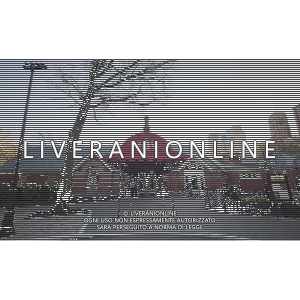 The newly reopened Tavern on the Green in Central Park in New York is seen on opening day, Thursday, April 24, 2014. After being closed for four years the iconic restaurant reopens with new management, a new menu and a $30 million renovation. The new owners are Jim Caiola and David Salama, restaurateurs from Philadelphia. At one time the original restaurant was the second highest grossing eatery in the U.S. The new renovation provides fewer seats and a more subdued decor with food created by a local chef, Katy Sparks. ©PHOTOSHOT/AGENZIA ALDO LIVERANI SAS - ITALY ONLY - EDITORIAL USE ONLY - Vedute della citta\' di New York - Vita quotidiana