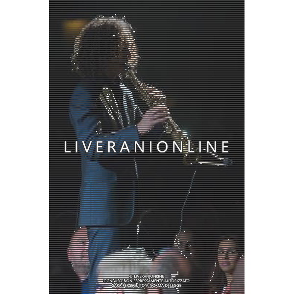 American jazz saxophonist Kenny G (born Kenneth Bruce Gorelick) performs at The Eventim Apollo (Hammersmith Apollo), London, England, UK on 22nd April 2014. ©PHOTOSHOT/AGENZIA ALDO LIVERANI SAS - ITALY ONLY - EDITORIAL USE ONLY