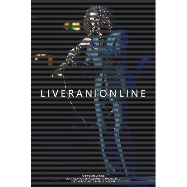 American jazz saxophonist Kenny G (born Kenneth Bruce Gorelick) performs at The Eventim Apollo (Hammersmith Apollo), London, England, UK on 22nd April 2014. ©PHOTOSHOT/AGENZIA ALDO LIVERANI SAS - ITALY ONLY - EDITORIAL USE ONLY