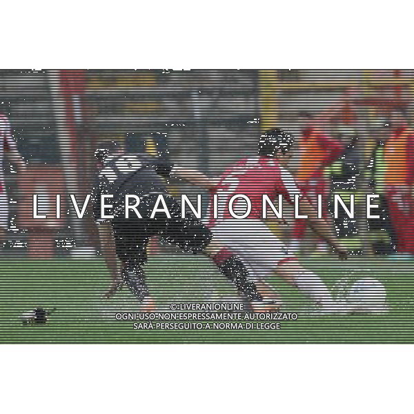 VICENZA - REGGIANA CAMPIONATO CALCIO LEGA PRO 27 APRILE 2014 NELLA FOTO AGOMERI E GENTILI ©GARBUIO/AGENZIA ALDO LIVERANI SAS