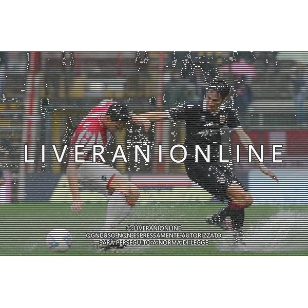 VICENZA - REGGIANA CAMPIONATO CALCIO LEGA PRO 27 APRILE 2014 NELLA FOTO ANASTASI E GENTILI ©GARBUIO/AGENZIA ALDO LIVERANI SAS