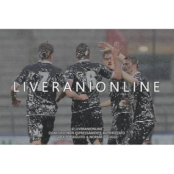VICENZA - REGGIANA CAMPIONATO CALCIO LEGA PRO 27 APRILE 2014 NELLA FOTO ESULTANZA DOPO IL GOL DI DE GIOSA ©GARBUIO/AGENZIA ALDO LIVERANI SAS