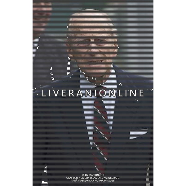 The Duke of Edinburgh, Marshal, The Royal Air Force,visiting the RAF Air Defence Radar Museum at RAF Neatishead, Norwich, Norfolk. AG ALDO LIVERANI SAS ONLY ITALY