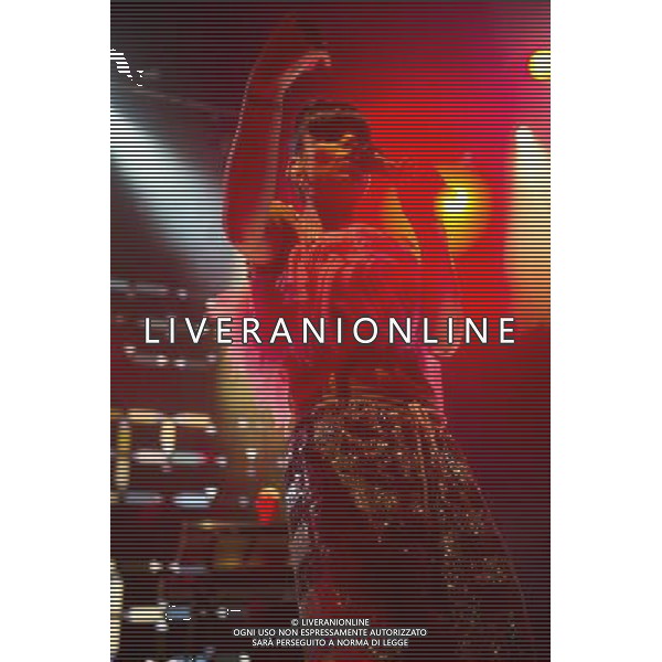 Lily Allen (Lily Rose Cooper) performs an intimate show at Shepherd\'s Bush Empire, London, England, UK on 28th April 2014 ahead of the launch of her new album \'Sheezus\'. ©photoshot/AGENZIA ALDO LIVERANI SAS - ITALY ONLY - EDITORIAL USE ONLY