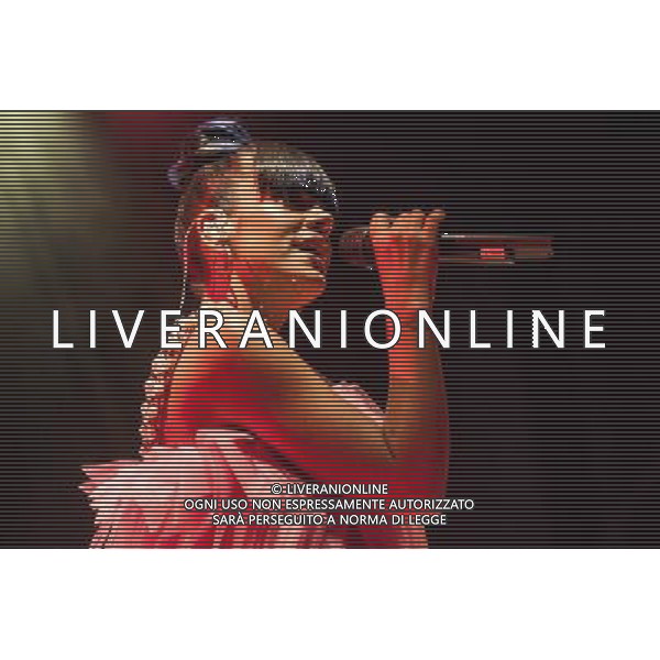 Lily Allen (Lily Rose Cooper) performs an intimate show at Shepherd\'s Bush Empire, London, England, UK on 28th April 2014 ahead of the launch of her new album \'Sheezus\'. ©photoshot/AGENZIA ALDO LIVERANI SAS - ITALY ONLY - EDITORIAL USE ONLY