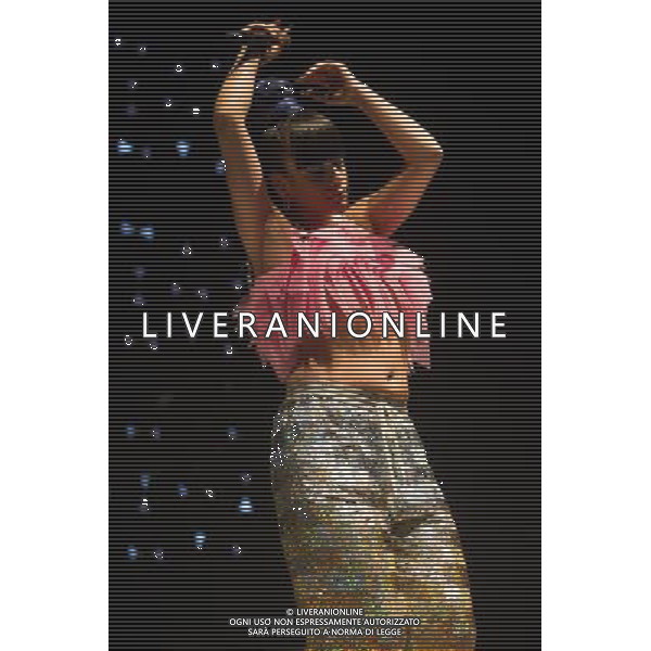 Lily Allen (Lily Rose Cooper) performs an intimate show at Shepherd\'s Bush Empire, London, England, UK on 28th April 2014 ahead of the launch of her new album \'Sheezus\'. ©photoshot/AGENZIA ALDO LIVERANI SAS - ITALY ONLY - EDITORIAL USE ONLY