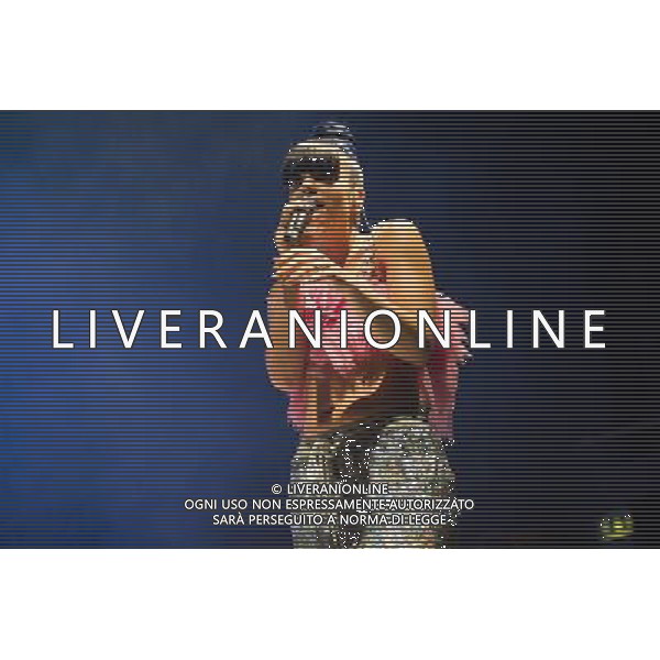 Lily Allen (Lily Rose Cooper) performs an intimate show at Shepherd\'s Bush Empire, London, England, UK on 28th April 2014 ahead of the launch of her new album \'Sheezus\'. ©photoshot/AGENZIA ALDO LIVERANI SAS - ITALY ONLY - EDITORIAL USE ONLY