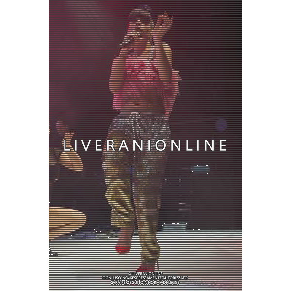 Lily Allen (Lily Rose Cooper) performs an intimate show at Shepherd\'s Bush Empire, London, England, UK on 28th April 2014 ahead of the launch of her new album \'Sheezus\'. ©photoshot/AGENZIA ALDO LIVERANI SAS - ITALY ONLY - EDITORIAL USE ONLY
