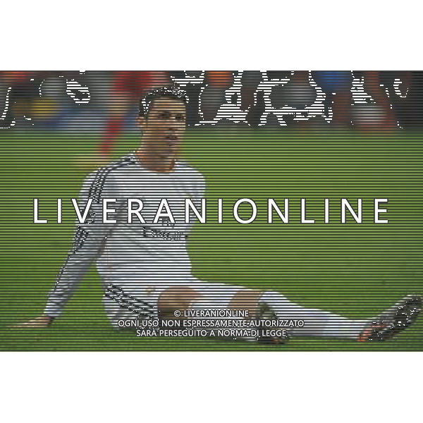 UEFA Champions League semi-final second leg match between FC Bayern Munich and Real Madrid at Allianz Arena on April 29, 2014 in Munich, Bavaria, Germany. 29.04.2014, Allianz Arena, Muenchen, GER, UEFA CL, FC Bayern Muenchen vs Real Madrid, Halbfinale, Ruckspiel, im Bild Cristiano Ronaldo (Real Madrid) // during the UEFA Champions League Round of 4, 2nd Leg Match between FC Bayern Munich vs Real Madrid at the Allianz Arena in Muenchen, Germany on 2014/04/29. EXPA Pictures © 2014, PhotoCredit: EXPA/ Eibner-Pressefoto/ Stuetzle *****ATTENTION - OUT of GER***** ©PHOTOHSOT/AGENZIA ALDO LIVERANI SAS - ITALY ONLY - BAYERN MONACO - REAL MADRID SEMIFINALE DI RITORNO CHAMPIONS LEAGUE