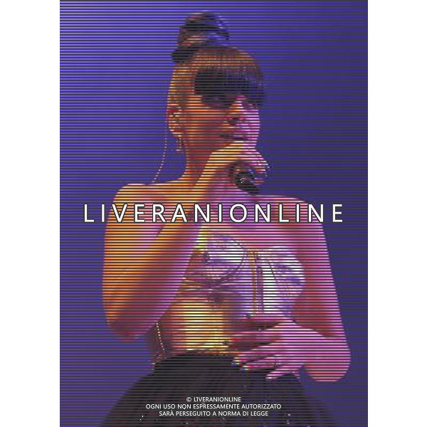  Lily Allen performing live at the Shepherds Bush Empire, London on Monday April 28, 2014. NO MIRROR ©PHOTOSHOT/AGENZIA ALDO LIVERANI SAS - ITALY ONLY - EDITORIAL USE ONLY