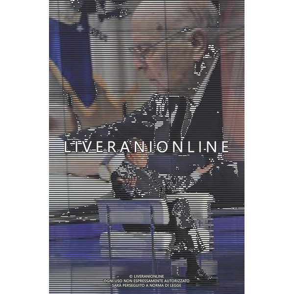 Silvio Berlusconi ospite della trasmissione televisiva Porta a Porta - Roma 24 aprile 2014 ©Corradetti/AGENZIA ALDO LIVERANI SAS