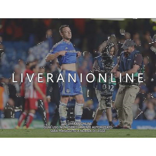 Chelsea\'s John Terry Photo by Kieran Galvin/CameraSport Football - UEFA Champions League Semi-Final Second Leg - Chelsea v Atletico Madrid - Wednesday 30th April 2014 - Stamford Bridge - London © CameraSport - 43 Linden Ave. Countesthorpe. Leicester. England. LE8 5PG - Tel: +44 (0) 116 277 4147 - admin@camerasport.com - www.camerasport.com AG ALDO LIVERANI SAS ONLY ITALY